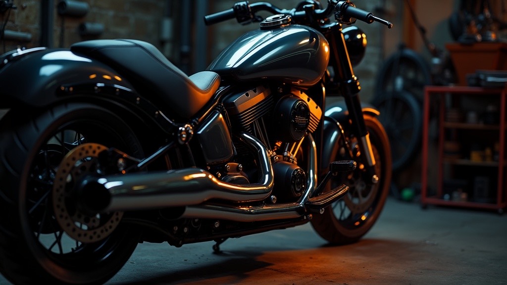 Motorcycle engine detail